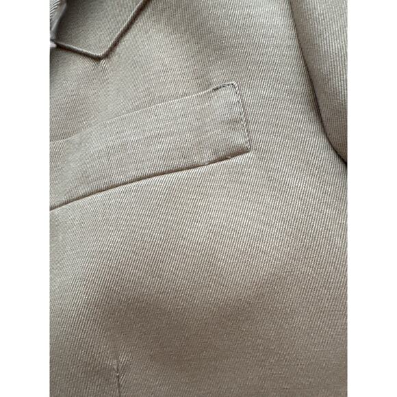 Vintage Western Cotton Blazer Tan Heavyweight Jacket Heritage Style - Picture 6 of 6